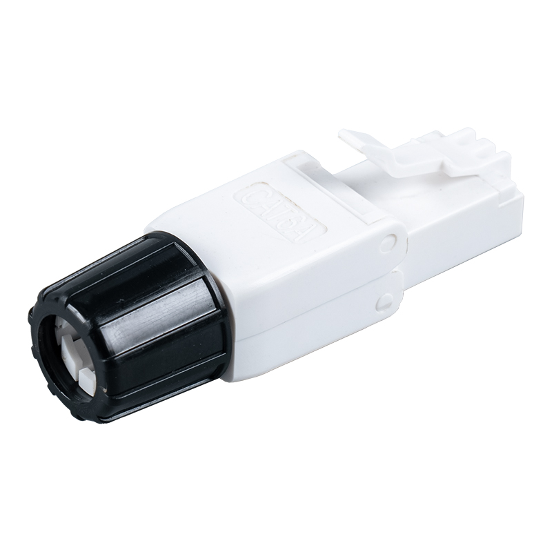 Penyambung RJ45 Tanpa Alat Tanpa Perisai Cat6A（dengan skru） RJ-G40U-C6A
