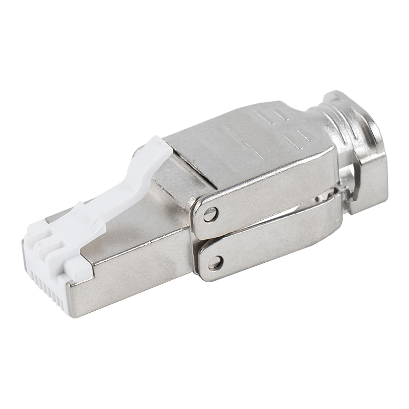 Cat6A Gesper Logam Tanpa Alat Penyambung RJ45 RJ-602S-2-C6A