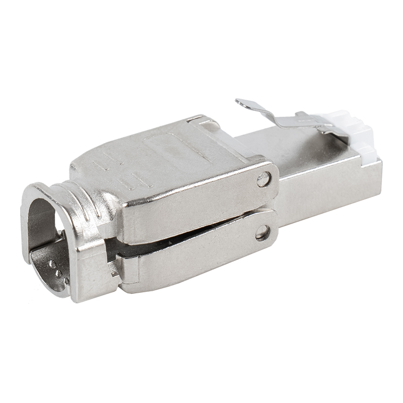 Cat6A Gesper Logam Tanpa Alat Penyambung RJ45 RJ-602S-2-C6A Cat6A Gesper Logam Tanpa Alat Penyambung RJ45 RJ-602S-2-C6A
