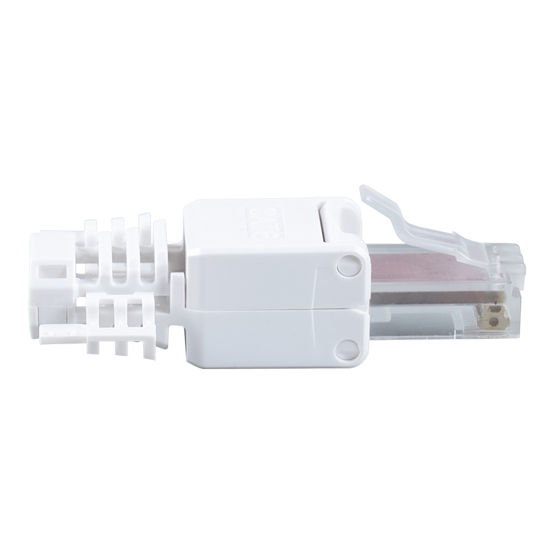 Penyambung RJ45 Tanpa Alat Tanpa Perisai Cat6 (dengan sayap) RJ-688X-C6 Penyambung RJ45 Tanpa Alat Tanpa Perisai Cat6 (dengan sayap) RJ-688X-C6
