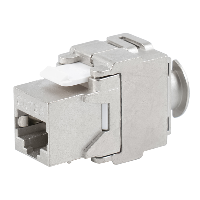 C6A Terlindung 180° Tolless Keystone Jack (dengan pendakap) SM-2335SH8C6A C6A Terlindung 180° Tolless Keystone Jack (dengan pendakap) SM-2335SH8C6A