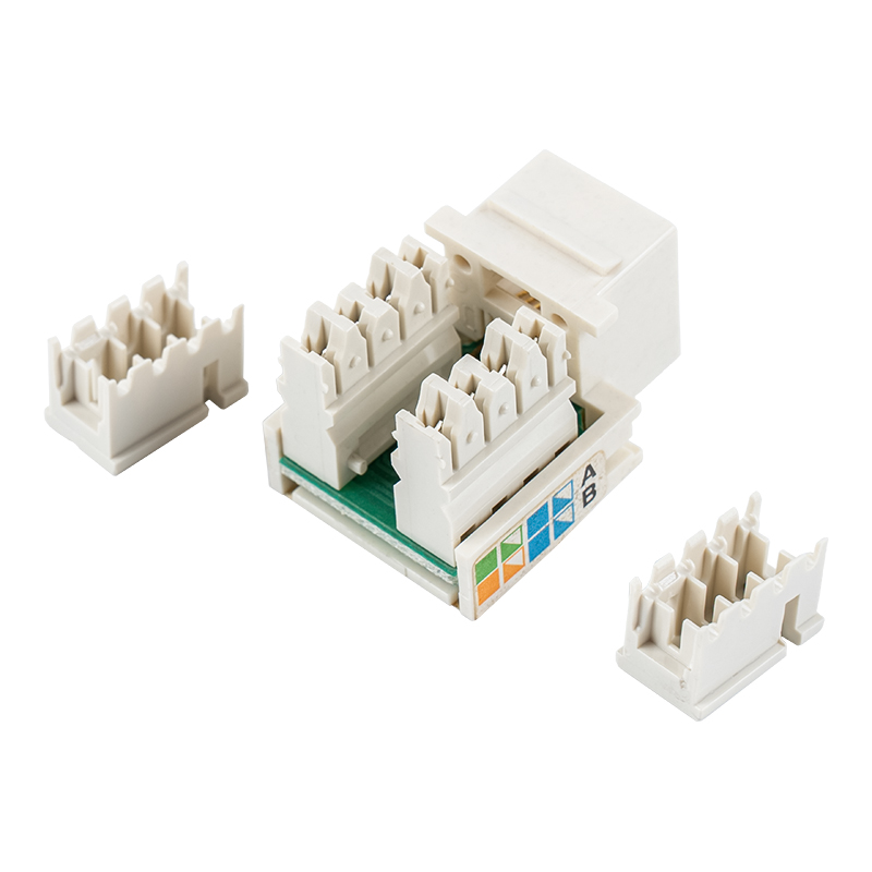 Cat6 Unshielded 90° Keystone Jack (dengan dua bidai)SM-2011H8C5E Cat6 Unshielded 90° Keystone Jack (dengan dua bidai)SM-2011H8C5E