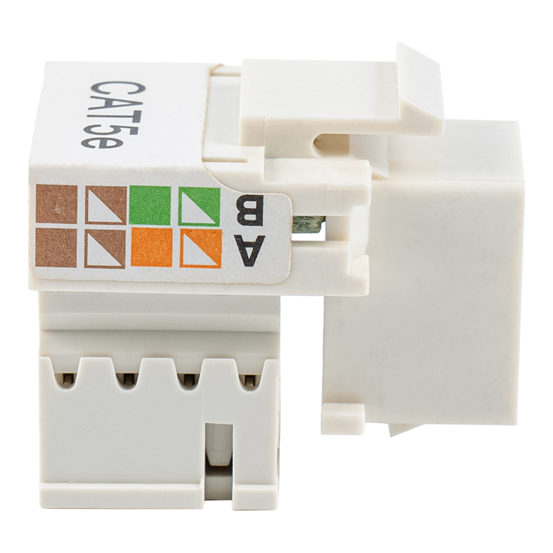 Cat6 Unshielded 90° Keystone Jack (dengan dua bidai)SM-2011H8C5E Cat6 Unshielded 90° Keystone Jack (dengan dua bidai)SM-2011H8C5E