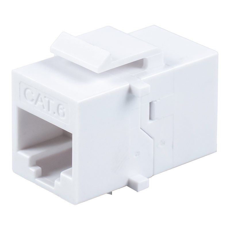 C6A Unshielded RJ45 Inline Coupler （dengan empat kurungan kecil） SM-2033C6A