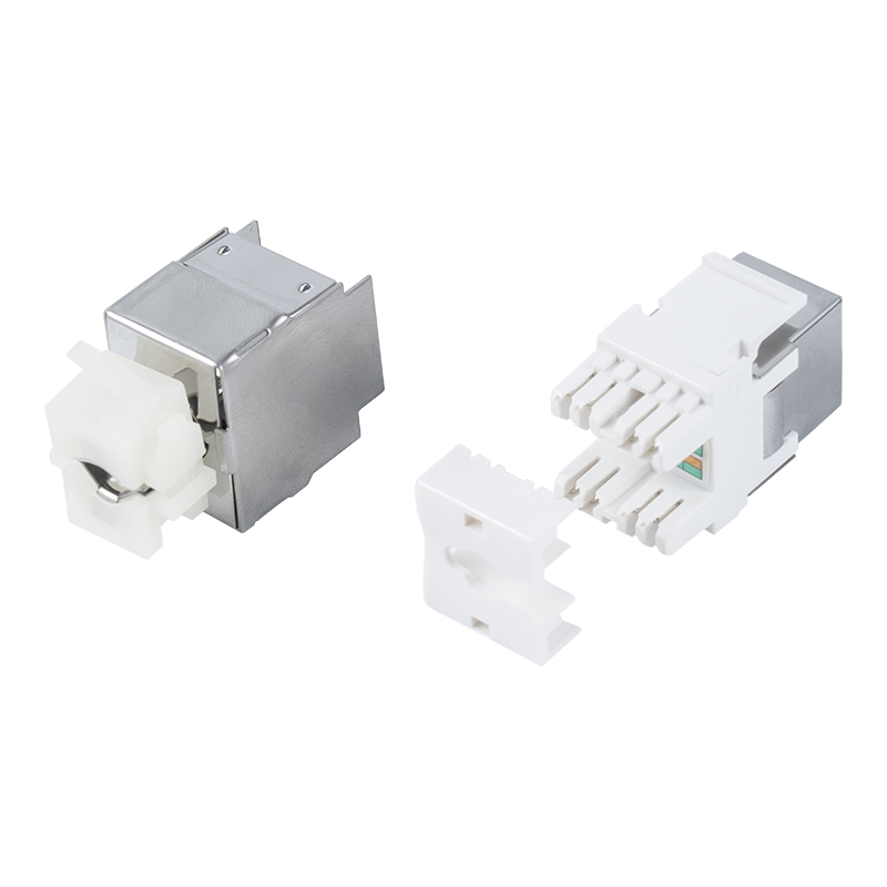 Bicu Batu Kunci 180° Terlindung Cat6A (dengan sarung logam) SM-2064SD8C6A