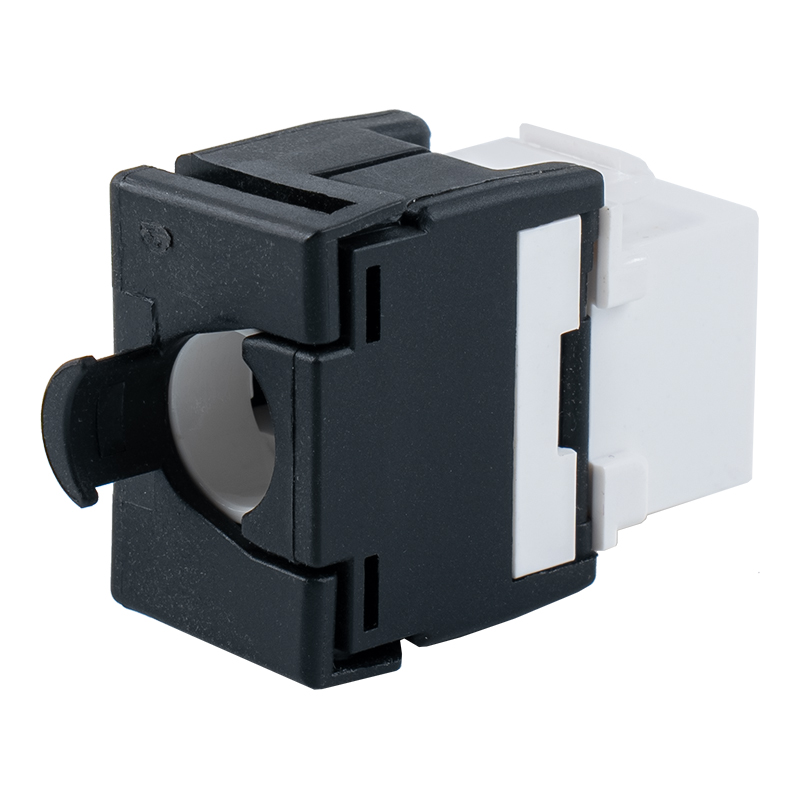 C6A Unshielded 180° Tolless Keystone Jack(dengan pemegang kabel dan pengatup)SM-2335BCH8C6A C6A Unshielded 180° Tolless Keystone Jack(dengan pemegang kabel dan pengatup)SM-2335BCH8C6A