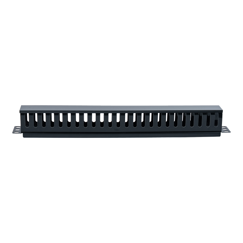 Kaki Pengurusan Kabel Plastik 1U 19-inci (24 Port) SP-3050-1U Kaki Pengurusan Kabel Plastik 1U 19-inci (24 Port) SP-3050-1U