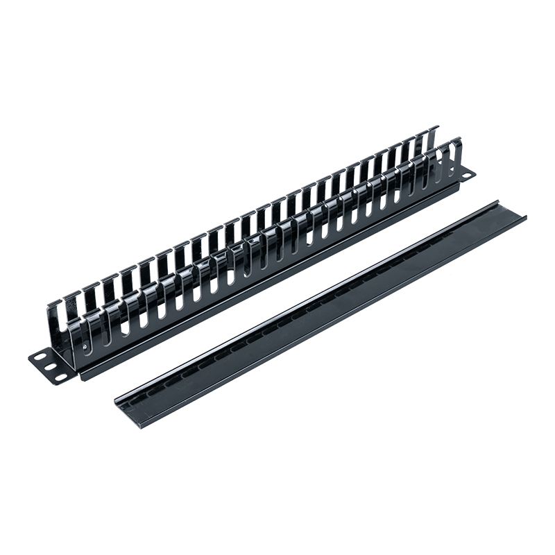 Kaki Pengurusan Kabel Plastik 1U 19-inci (24 Port) SP-3050-1U Kaki Pengurusan Kabel Plastik 1U 19-inci (24 Port) SP-3050-1U