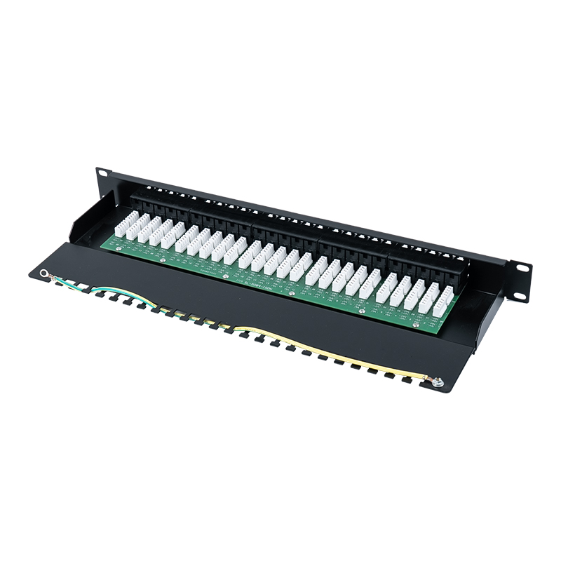 Kategori 3 Panel tampalan suara 19-inci 1U 8P 8C 50-port (KRONE IDC) SP-3208K50-C3 Kategori 3 Panel tampalan suara 19-inci 1U 8P 8C 50-port (KRONE IDC) SP-3208K50-C3