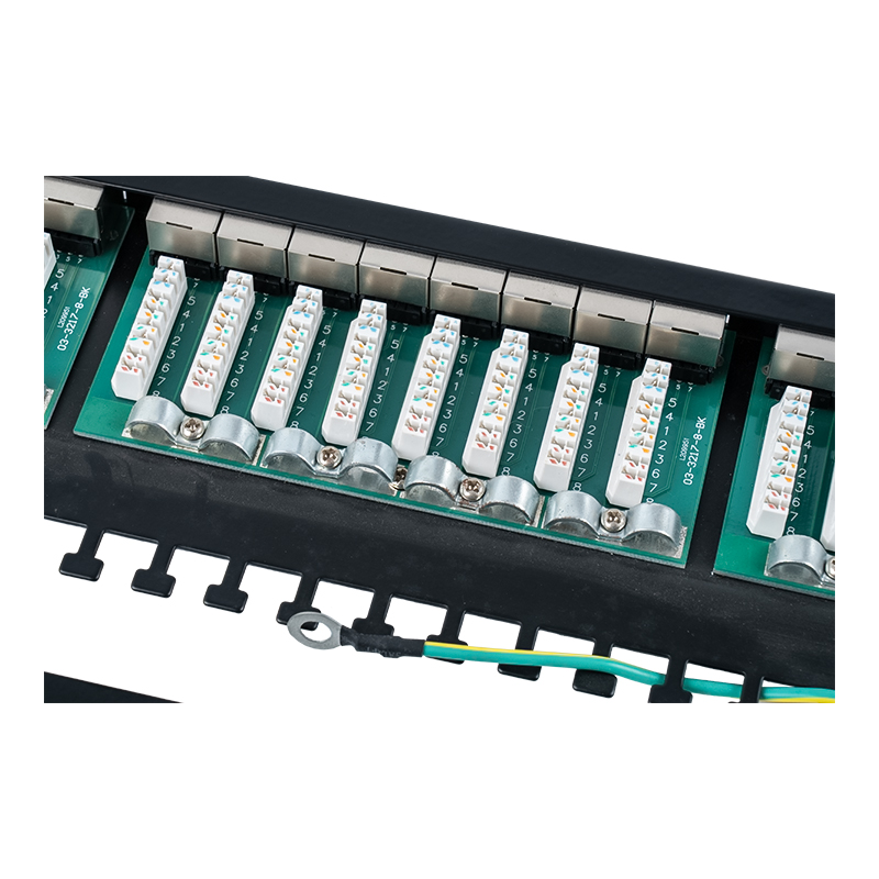Kategori 6 Panel tampalan 24 port 1U terlindung 19 inci SP-3217SK24-C6A Kategori 6 Panel tampalan 24 port 1U terlindung 19 inci SP-3217SK24-C6A