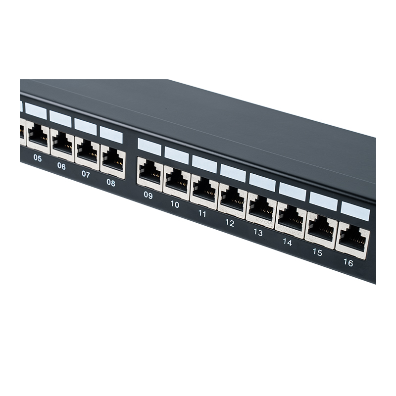 Kategori 6 Panel tampalan 24 port 1U terlindung 19 inci SP-3217SK24-C6A Kategori 6 Panel tampalan 24 port 1U terlindung 19 inci SP-3217SK24-C6A