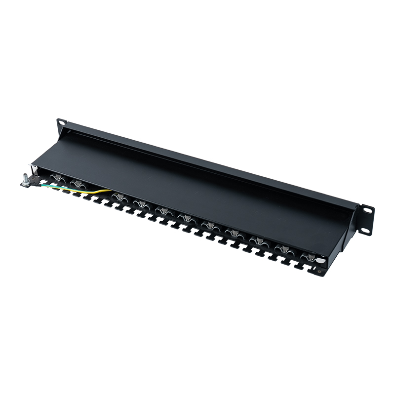 Kategori 6 Panel tampalan 24 port 1U terlindung 19 inci SP-3217SK24-C6A Kategori 6 Panel tampalan 24 port 1U terlindung 19 inci SP-3217SK24-C6A