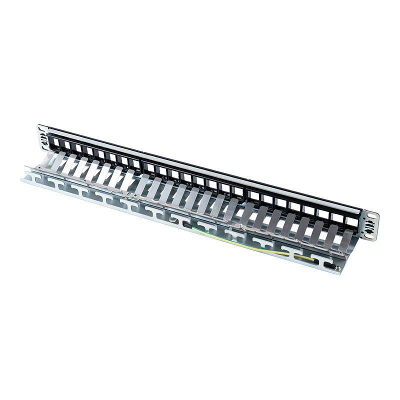 Rak kosong terlindung 1U 24-port 19-inci (dengan kad digital) SP-3245S-24P Rak kosong terlindung 1U 24-port 19-inci (dengan kad digital) SP-3245S-24P