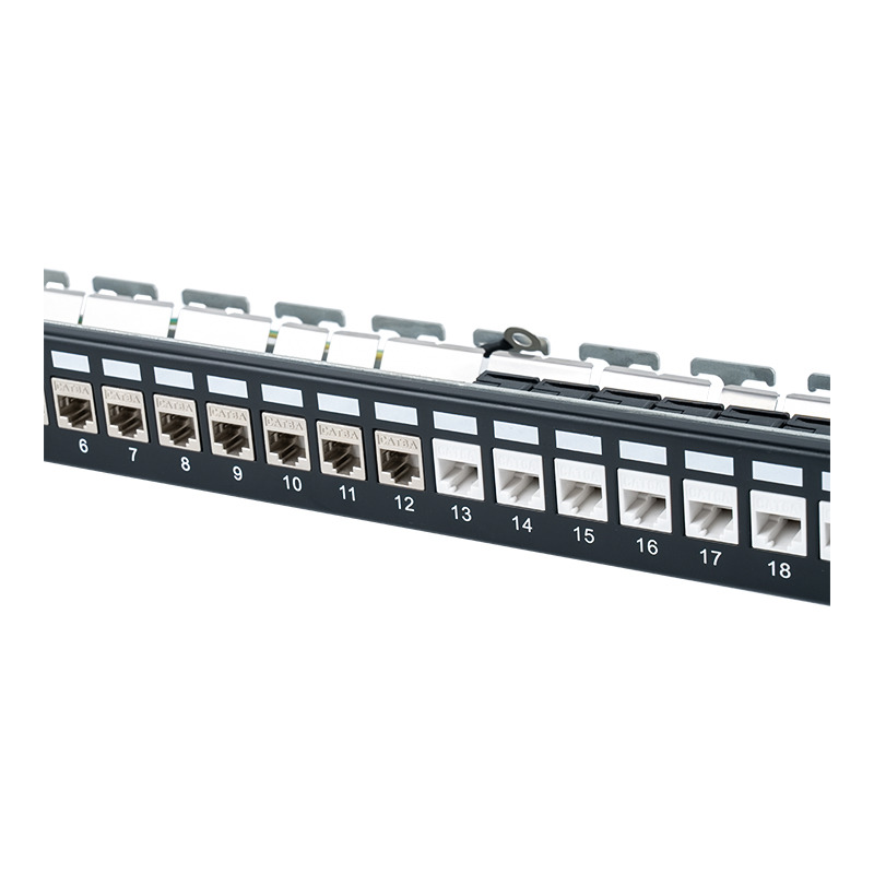 Rak kosong terlindung 1U 24-port 19-inci (dengan kad digital) SP-3245S-24P Rak kosong terlindung 1U 24-port 19-inci (dengan kad digital) SP-3245S-24P