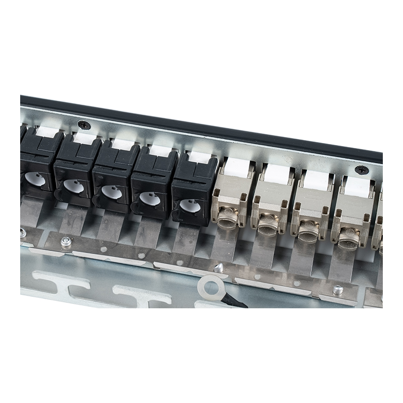 Panel tampalan terlindung 1U 24-port 19 inci (dengan modul C6A) SP-3246S-24P Panel tampalan terlindung 1U 24-port 19 inci (dengan modul C6A) SP-3246S-24P