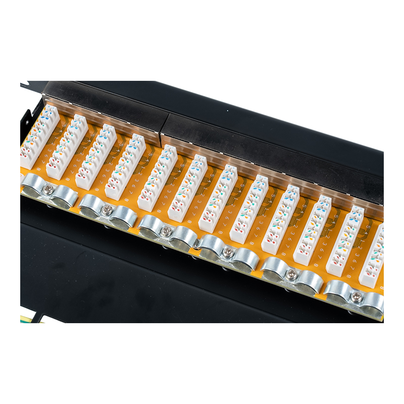 Kategori 6 Panel tampalan 12 port 1U terlindung 10 inci SP-3250SK12-C6 Kategori 6 Panel tampalan 12 port 1U terlindung 10 inci SP-3250SK12-C6