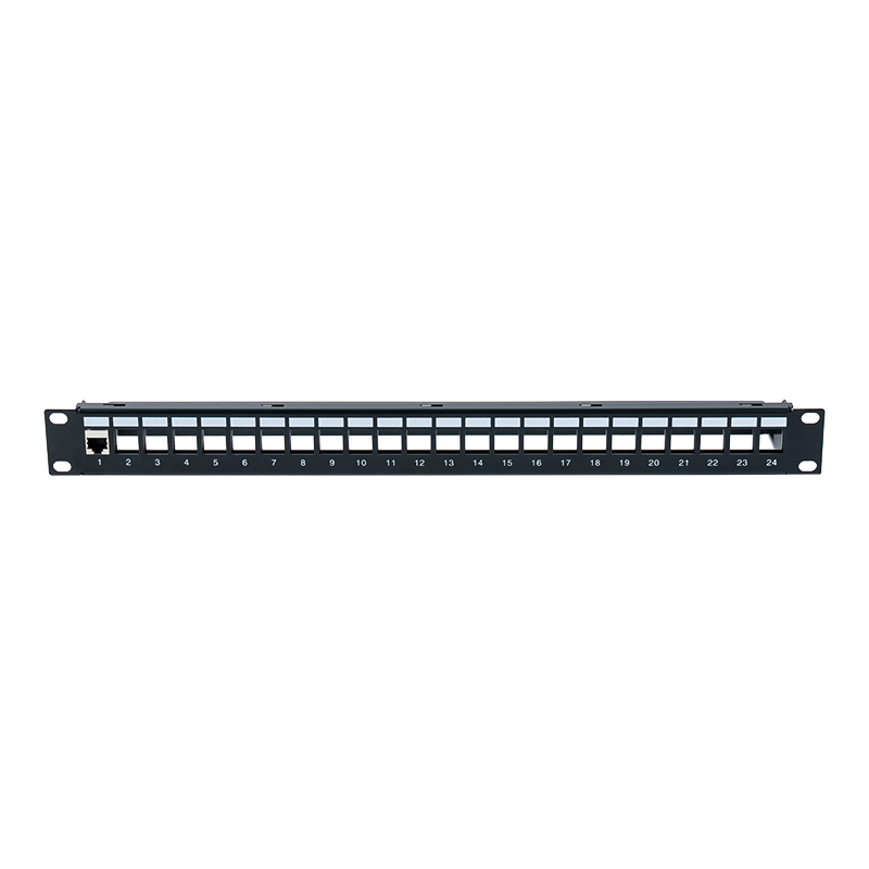 Panel tampalan terlindung 1U 24-port 19-inci (dengan modul C6) SP-3260-24P Panel tampalan terlindung 1U 24-port 19-inci (dengan modul C6) SP-3260-24P