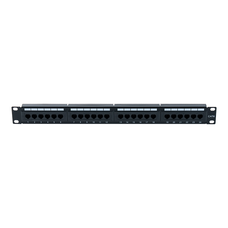 Cat6e 19-inci 1U Unshielded 24-Port Patch Panel (Dwi-purpose IDC) SP-3310D24-C6A Cat6e 19-inci 1U Unshielded 24-Port Patch Panel (Dwi-purpose IDC) SP-3310D24-C6A