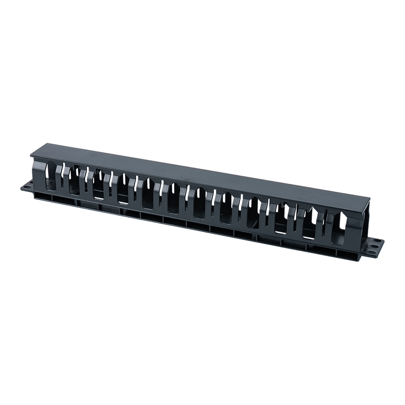 Kaki Pengurusan Kabel Plastik 1U 119-inci (12 Port) SP-3649-1U