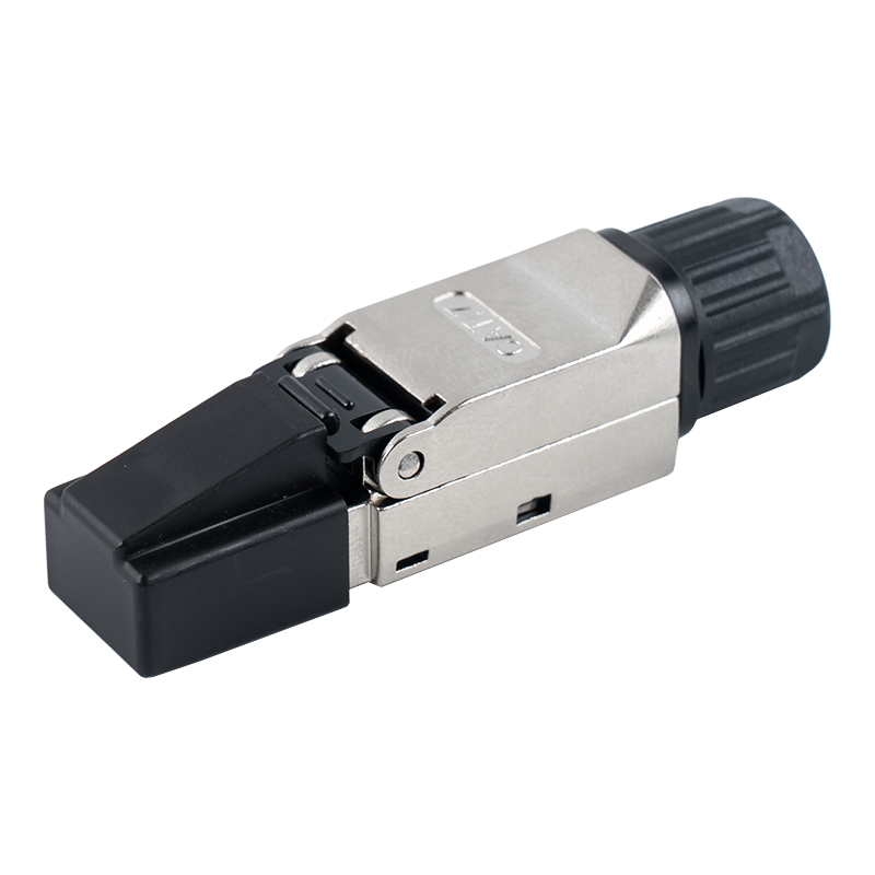 Penyambung RJ45 Tanpa Alat Cat7 (dengan Lengan Pelindung Plastik) RJ-G50S-1-C7 Penyambung RJ45 Tanpa Alat Cat7 (dengan Lengan Pelindung Plastik) RJ-G50S-1-C7