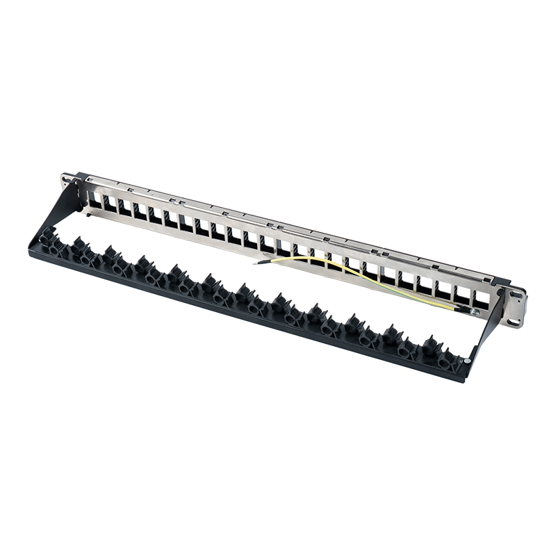 Rak tidak berperisai 1U 24-port 19-inci (pendakap boleh lipat) SP-3402-24P Rak tidak berperisai 1U 24-port 19-inci (pendakap boleh lipat) SP-3402-24P