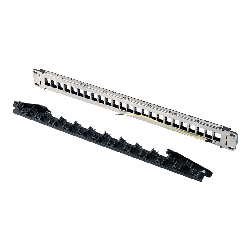 Rak tidak berperisai 1U 24-port 19-inci (pendakap boleh lipat) SP-3402-24P Rak tidak berperisai 1U 24-port 19-inci (pendakap boleh lipat) SP-3402-24P