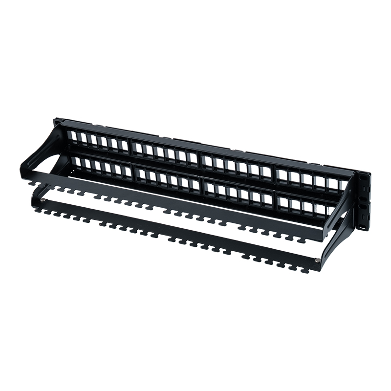 Rak tanpa pelindung 1U 48-port 19 inci (tingkap boleh tanggal) SP-3408-48P Rak tanpa pelindung 1U 48-port 19 inci (tingkap boleh tanggal) SP-3408-48P
