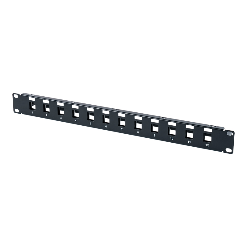 Bingkai kosong terlindung 1U 12-port 19-inci SP-3409S-12P